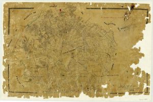 1868 Map of Bexar County