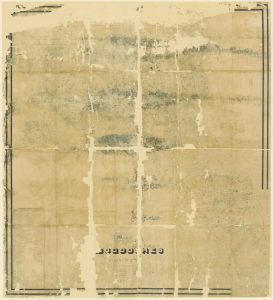1846 Map of Nacogdoches