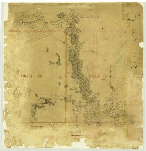 1862 Map of Uvalde County