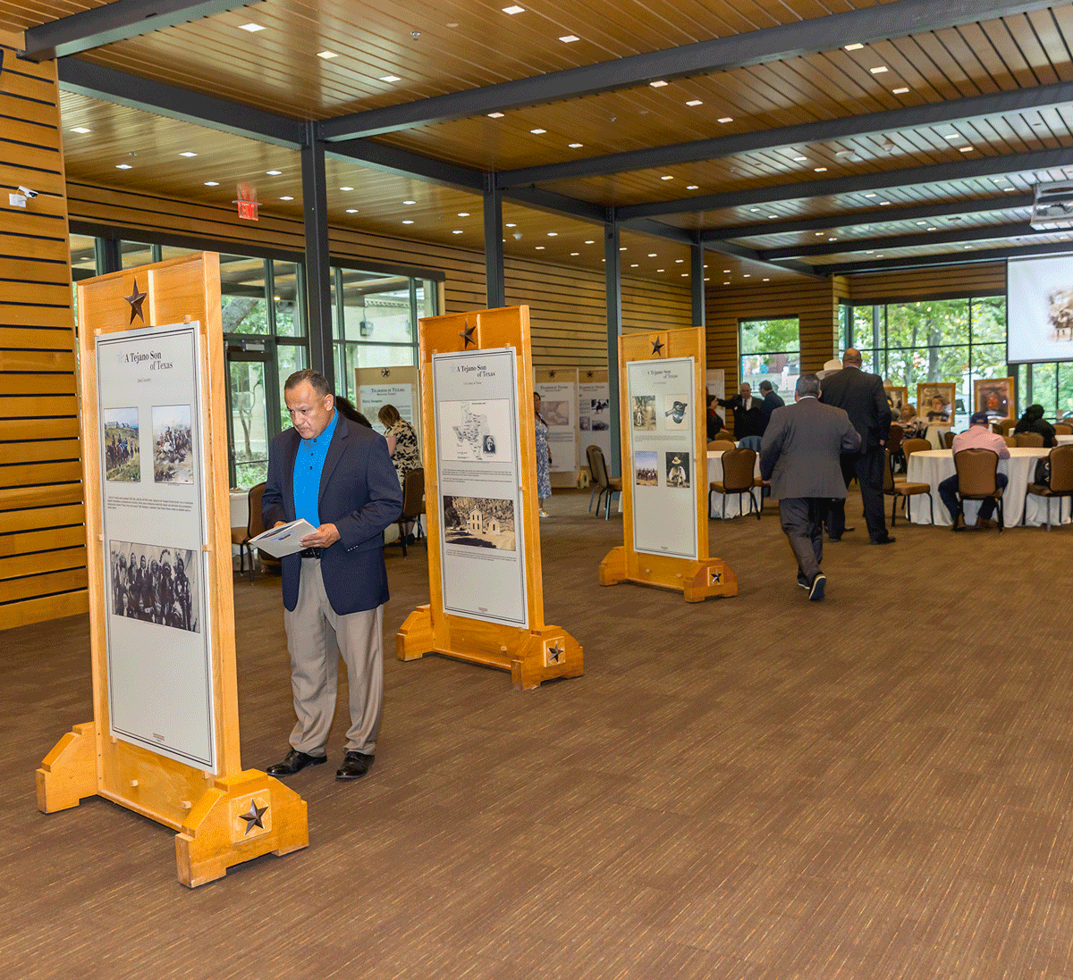 Exhibit at Tejano Reception